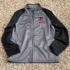 Under Armour Kids Gray and Black Performance Jacket